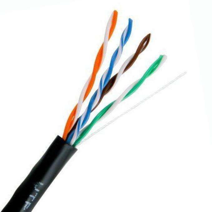 Kabel Jaringan UTP Cat.5e, kabel outdoor kabel tembaga telanjang solid