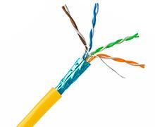 Kabel tembaga Ethernet LAN Cat.5e Kabel jaringan FTP