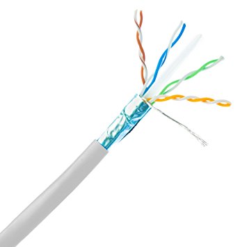 Kabel tembaga Cat.6a Ethernet Lan kabel jaringan FTP