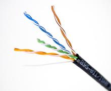 Kabel tembaga Cat.5e Ethernet Lan Kabel jaringan luar UTP