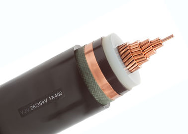 Kabel Listrik Tegangan Menengah Pita Tembaga Terlindung 26/35 KV Ramah Lingkungan