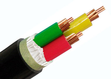 Kabel Listrik Tegangan Rendah 0,6 / 1 KV |  3 Inti Tembaga Konduktor Kabel Daya berisolasi &amp;amp; berselubung PVC IEC 60502-1