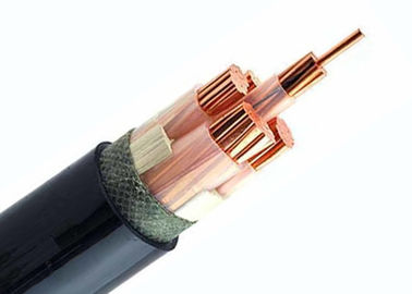 0.6 / 1 KV 4 Core + Earth XLPE Insulated Power Cable Bare Copper Kelas 2 Konduktor