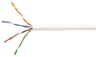 Copper Ethernet Lan Cat5e UTP 4 Pair 24 AWG Bare copper Network Cable 1000 Ft dalam kotak tarik
