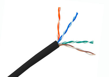 Cat5e Outdoor Copper Lan Kabel Ethernet 4 Pair Kabel Jaringan UTP 305 m dalam kotak tarik