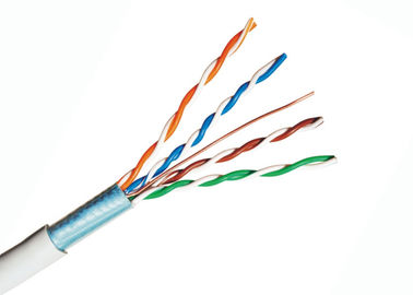 Kabel Copper Lan, Cat.5e Kabel FTP Kabel Jaringan Terlindung 4 Pasang Kotak Tarik 1000 kaki (305 m)