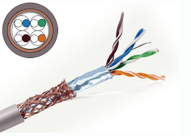 Kabel Cat5e Copper Lan, Kabel Ethernet Lan 4 Pair Kabel SFTP 1000 FT
