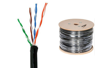 Kabel UV U6 Cat Bukti U6, Kabel Ethernet Twisted Pair Polyolefin Jacket