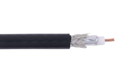 LDPE Insulation RG 59 U Kabel Koaksial, 22 AWG 75 Ohm Kabel Video Koaksial
