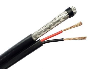 Kabel Coaxial Copper grade satelit dengan 1 unit coax plus 1 kabel daya pasangan
