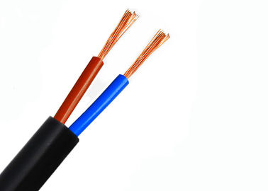 Kabel konduktor tembaga fleksibel multi inti bentuk bulat, kabel listrik berselubung PVC