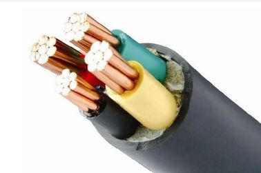 VV Type PVC Insulated Power Cable Tiga Cores Ketahanan Korosi